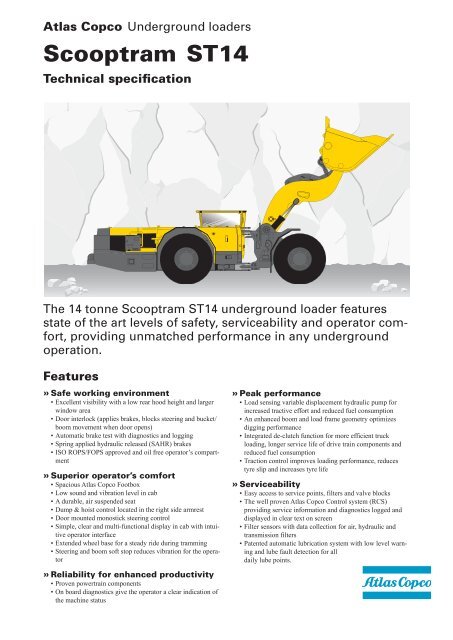 download ATLAS COPCO SCOOPTRAM ST14 able workshop manual