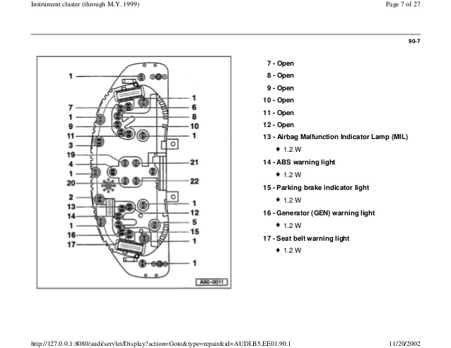 download AUDI A4 B5 workshop manual