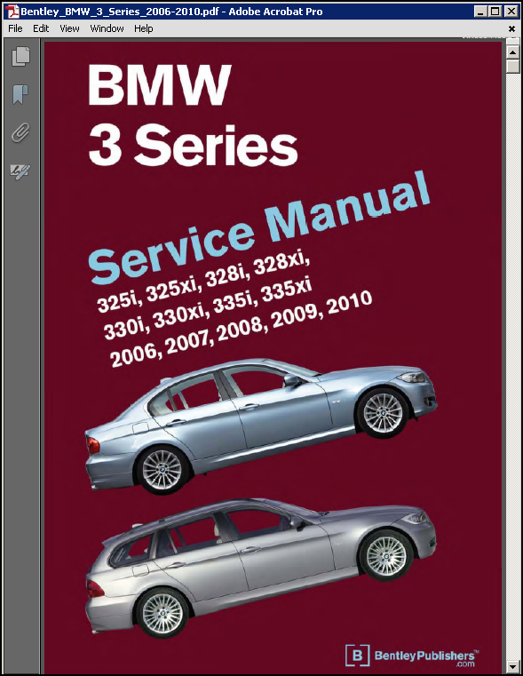 download BMW 325XI workshop manual