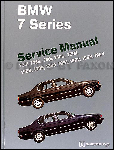 download BMW 7 to 735i 735iL 740i 740iL 750iL workshop manual