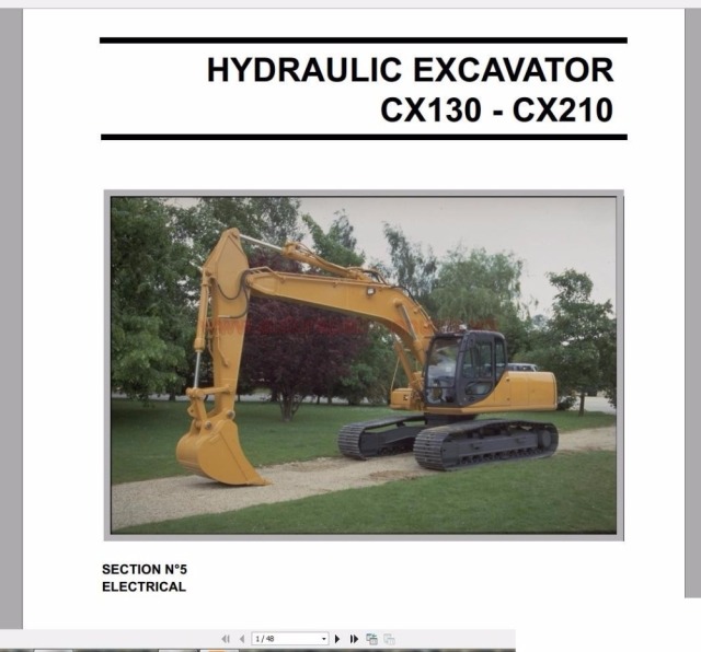 download Case CX700 Crawler Excavators able workshop manual