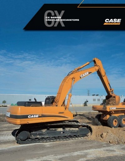 download Case CX700 Crawler Excavators able workshop manual