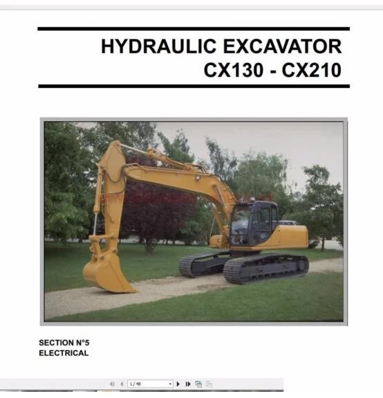 download Case CX700 Crawler Excavators able workshop manual