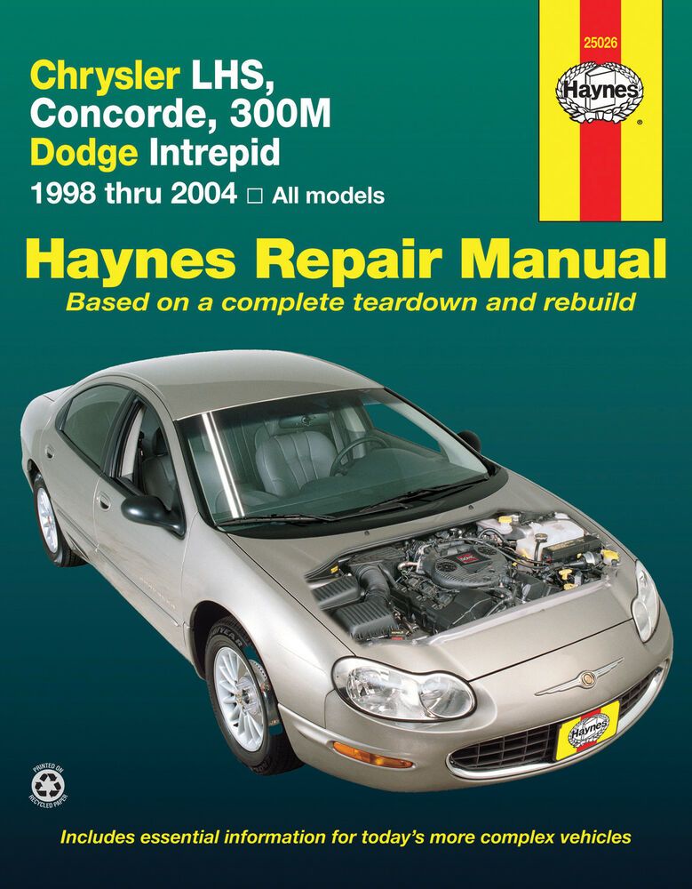 download Chrysler 300M LHS Concorde Intrepid workshop manual