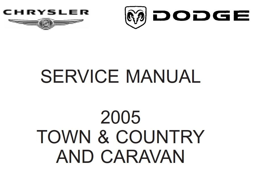 download Chrysler Dodge RG Town Country Caravan workshop manual