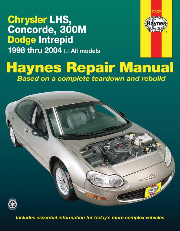 download Chrysler LHS workshop manual