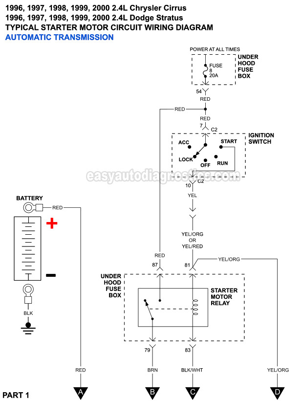 download Chrysler Stratus JA Cirrus workshop manual