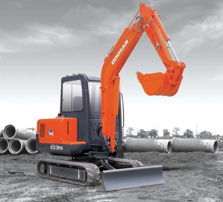 download DAEWOO DOOSAN DX35Z Excavator ue able workshop manual