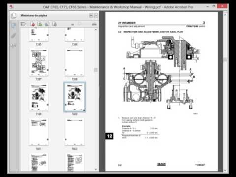 download DAF Truck CF65 CF75 CF85 CF workshop manual