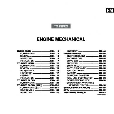 download DAIHATSU CHARADE With CB23 CB61 CB80 EngineS workshop manual