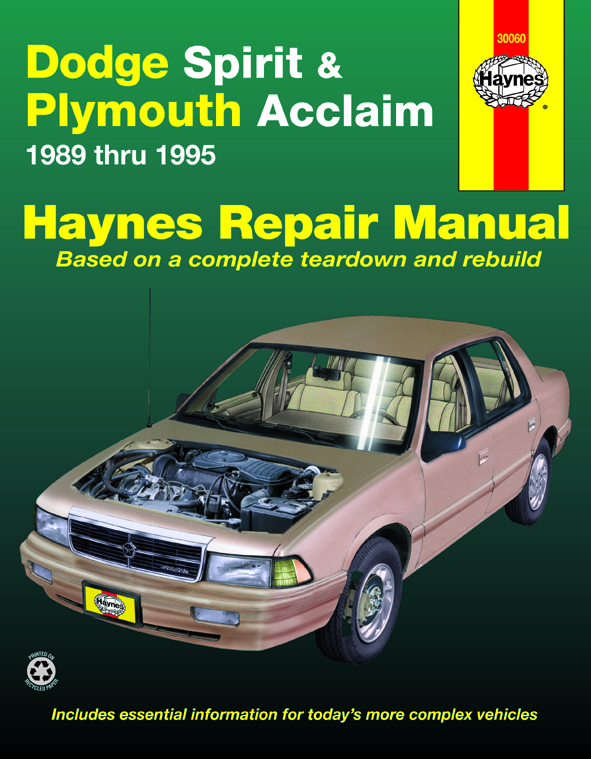 download DODGE SPIRIT   able workshop manual