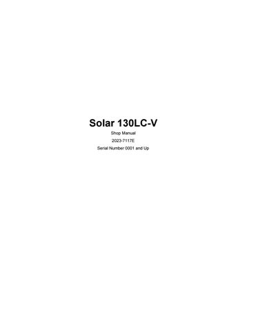 download Daewoo Doosan Solar 55W V Plus Excavator Operation able workshop manual