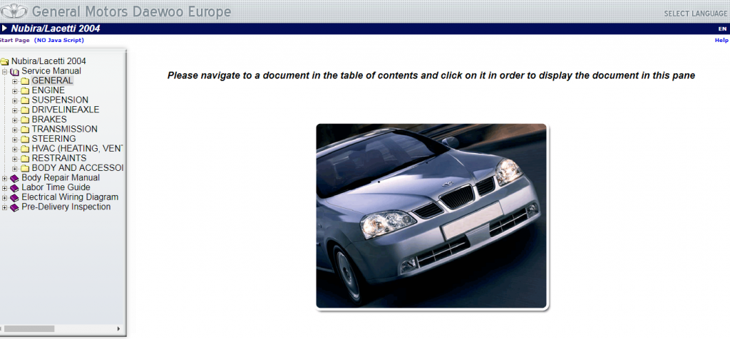 download Daewoo Nubira Lacetti INFORMATIVE DIY workshop manual