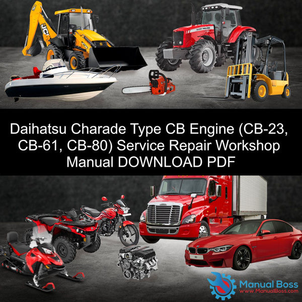 download Daihatsu Charade CB Engine able workshop manual