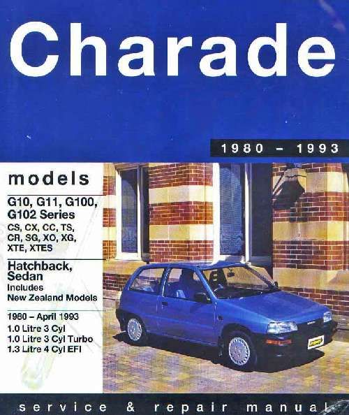 download Daihatsu Charade G10 able workshop manual