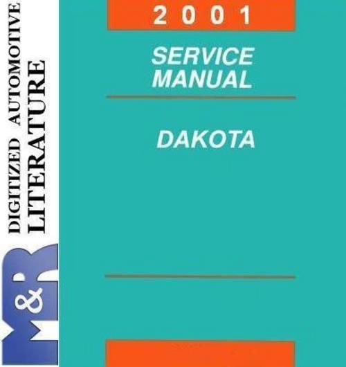 download Dodge Dakota AN R1 Original workshop manual