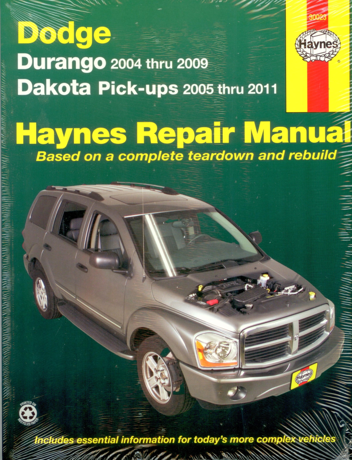 download Dodge Durango Manuals workshop manual