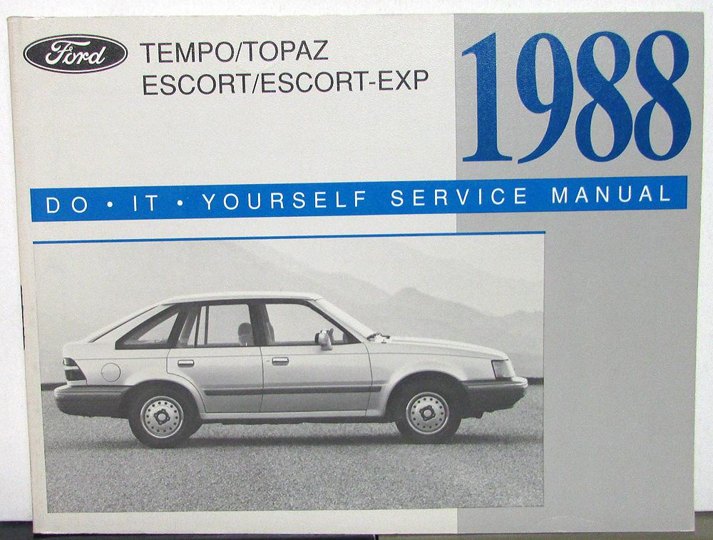 download Ford Topaz workshop manual