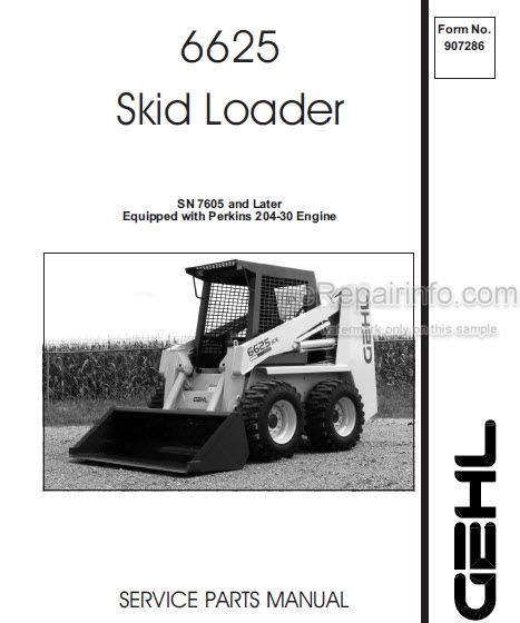 download Gehl 502 manual. able workshop manual