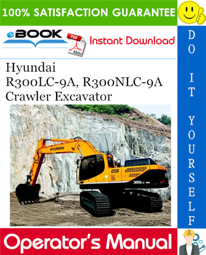 download HYUNDAI R300LC 9A Crawler Excavator able workshop manual