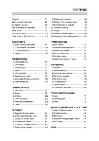 download HYUNDAI Wheel Excavator R170W 7 able workshop manual