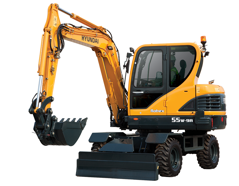 download HYUNDAI Wheel Excavator R55W 9 able workshop manual