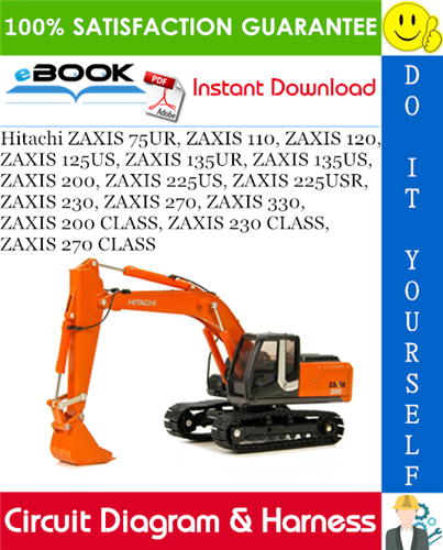 download Hitachi Zaxis 225US 3 Hydraulic Excavator able workshop manual