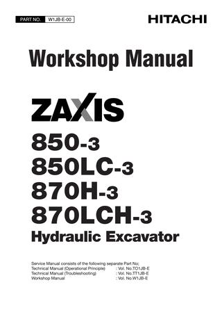 download Hitachi Zaxis 600 650 Excavator able workshop manual