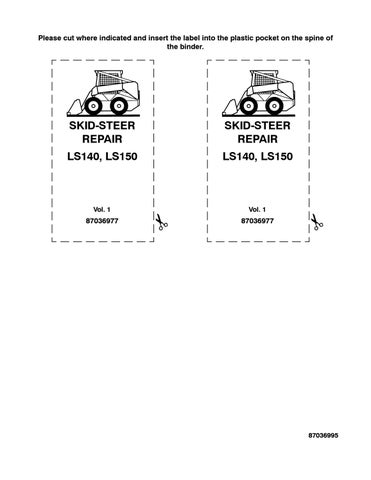 download Holland L140 L150 Skid Steer Loader ue able workshop manual