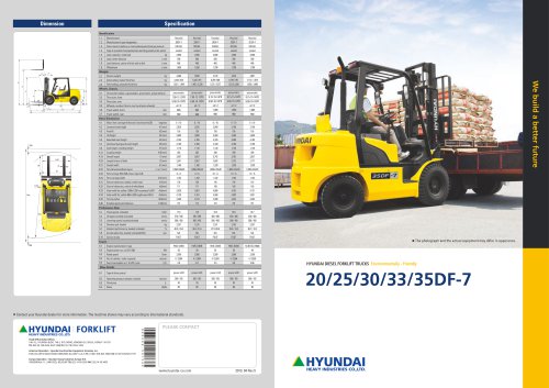 download Hyundai 110D 7E 130D 7E 140D 7E 160D 7E Forklift Truck able workshop manual