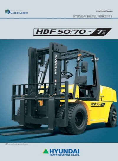 download Hyundai 110D 7E 130D 7E 140D 7E 160D 7E Forklift Truck able workshop manual