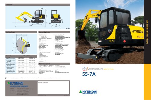 download Hyundai Crawler Excavator R55 7 + + Engine able workshop manual