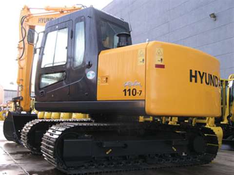 download Hyundai R110 7A Crawler Excavator able workshop manual