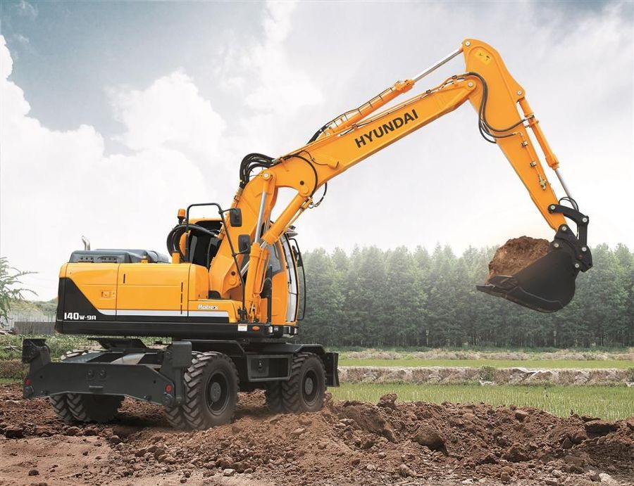 download Hyundai R140W 7 Wheel Excavator able workshop manual