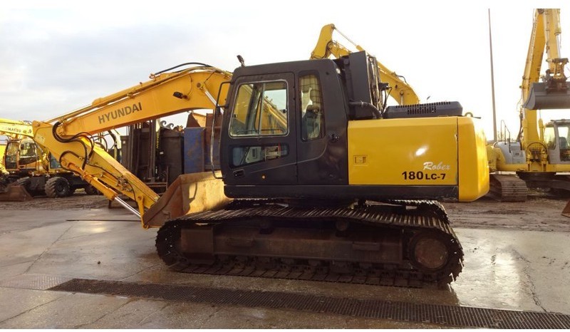 download Hyundai R180LC 7 Crawler Excavator able workshop manual