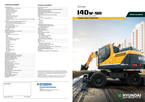 download Hyundai Robex 140W 9 R140W 9 Wheel Excavator able workshop manual