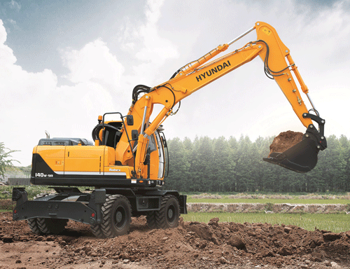 download Hyundai Wheeled Excavators R140W 7 able workshop manual