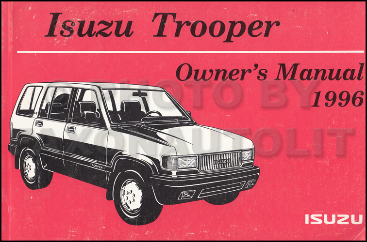 download ISUZU TROOPER UX workshop manual