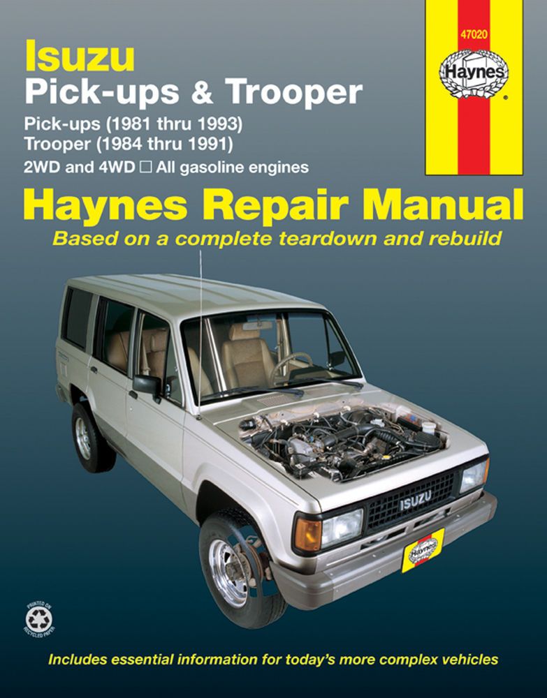 download ISUZU Truck 81 93 workshop manual