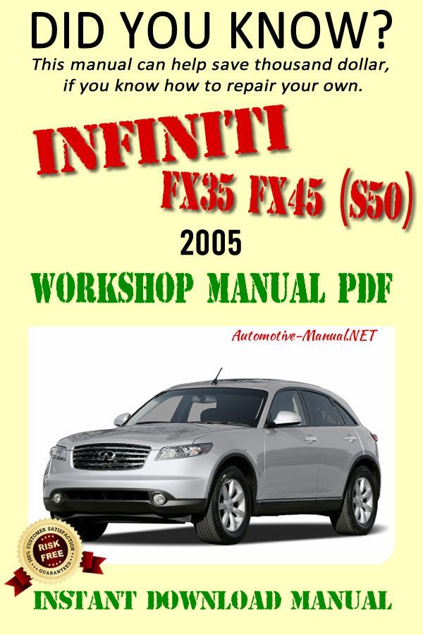 download Infinity FX35 FX45 workshop manual