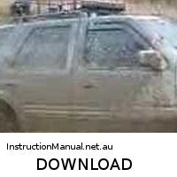 download Isuzu Frontera Holden Frontera workshop manual