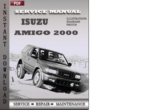 download Isuzu Rodeo Sport UA workshop manual