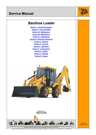 download JCB 210S 210SU Backhoe Loader able workshop manual