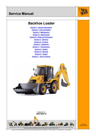 download JCB 214 3CX 1400B Backhoe Loader able workshop manual