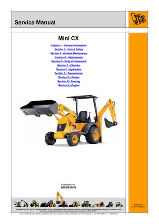 download JCB 217 Backhoe Loader able workshop manual