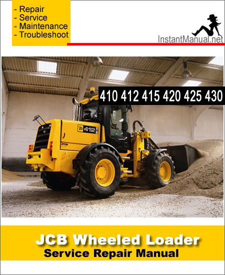 download JCB 412S 414S 416S Wheeled Loader able workshop manual