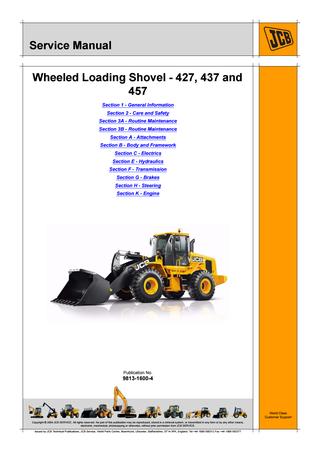 download JCB 434S WHEELED Loader able workshop manual