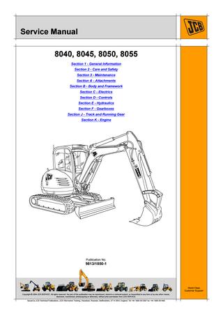 download JCB Micro Tier 3 Excavator able workshop manual