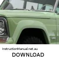 download JEEP GRand CHEROKEE WAGONEER workshop manual