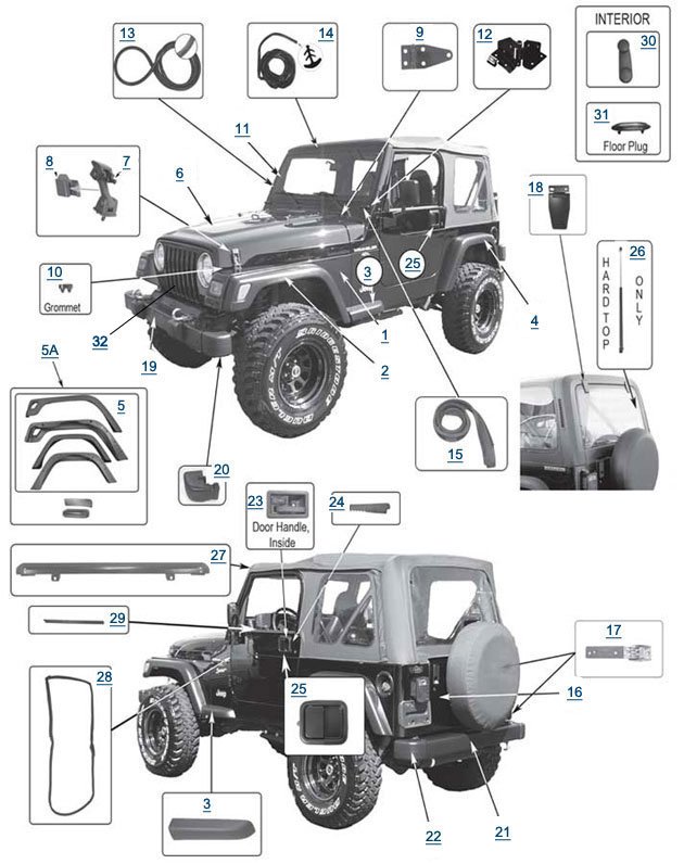 download Jeep TJ Wrangler workshop manual